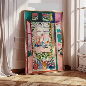 [UNFRAMED POSTER] Henri Matisse Painting Print Open Window , Fine Art Print ,Large Wall Art Print , Colorful Wall Art Poster