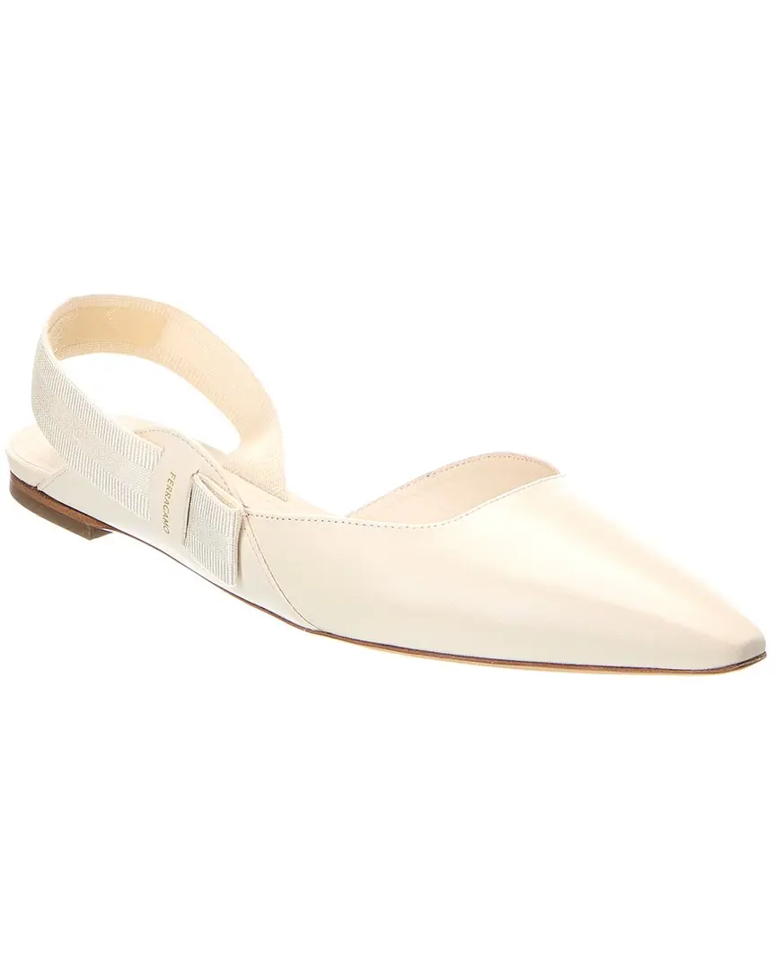 Ferragamo Vania Leather Ballet Flat Ferragamo Vania Leather Ballet Flat