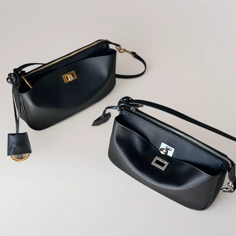 Women's Genuine Leather Crossbody Bag | Vegan Underarm Shoulder Purse | Retro Urban Fashion | High-End Casual & Commuting everydaybag unique bags brand name handbags trendy