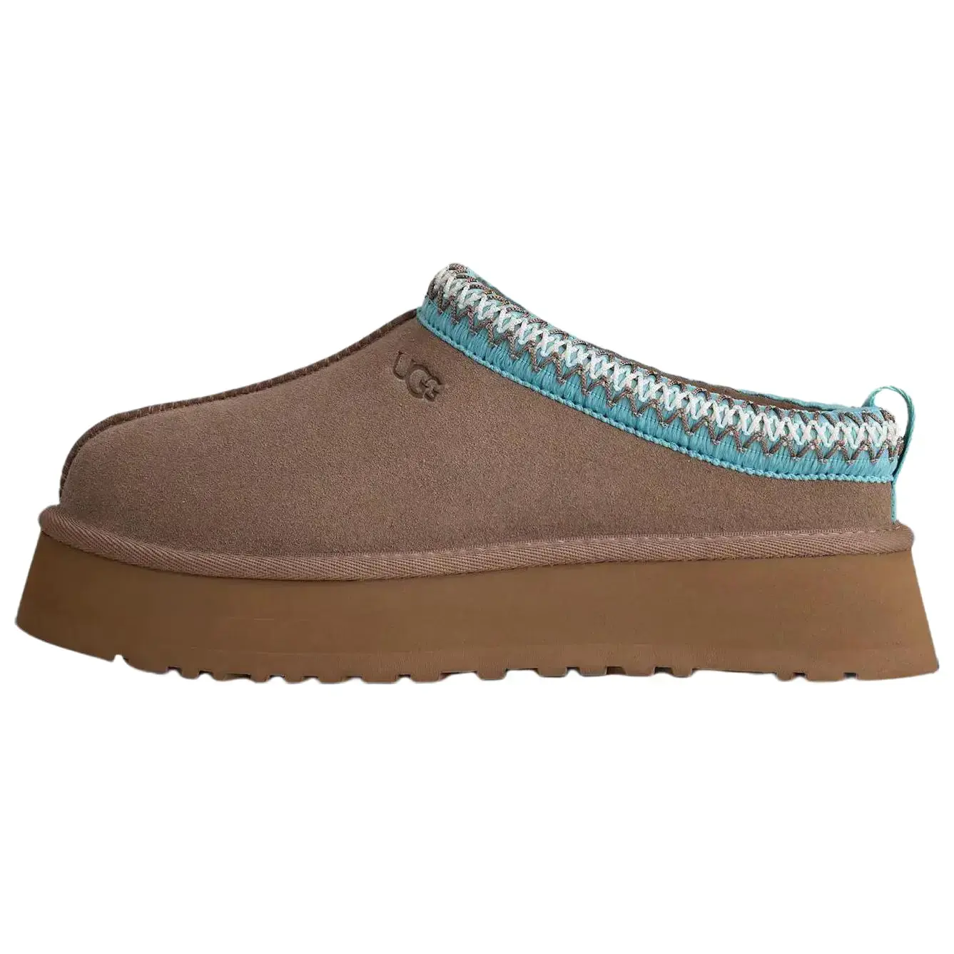 UGG Tazz 2 Slipper 'Caribou Sapphire Ice' Women's, Suede, Shoe, Platform Sole, Indoor/Outdoor, Modern Slippers, Premium Suede