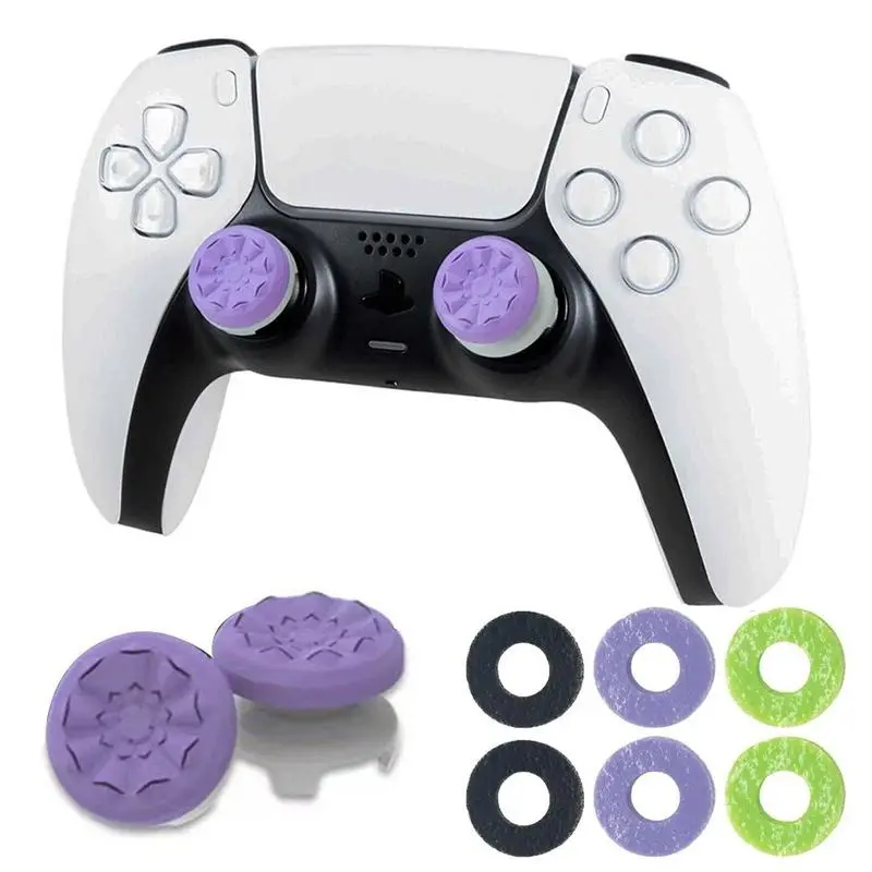 Silicone Controller Precision Rings Kit, Console Controller Accessories for PS5 PS4 Xbox Game Consoles - Reduce Joystick Drift, Improve Shooting Accuracy, Silicone Joystick Covers