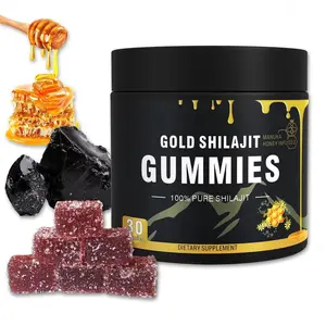 Black Friday  Gold Shilajit Gummies - 100% Natural & Organic - 30 Gummies with Manuka Honey Fulvic Acid & 85+ Trace Minerals for Enhanced Athletic Performance - Fitness