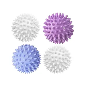 4pcs Reusable Laundry Balls, Pile Remover Drying Ball, Fabric Softener, Anti-Spill, Wrinkle Reducer, Eco-Friendly, No Power Required