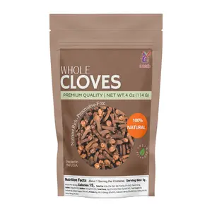 El Alebrije Whole Cloves 4 Oz (114 g) - Clavo Entero - Premium Quality Cloves for Baking, Cooking & Beverages
