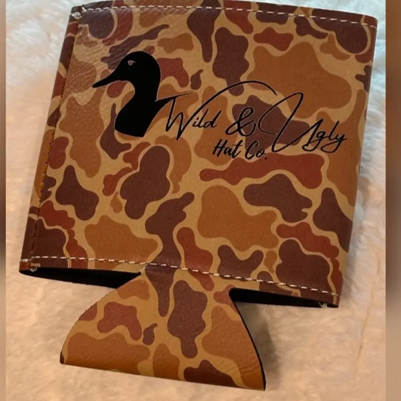 Duck Wild & Ugly Camo Koozie - Perfect for Your Beverage