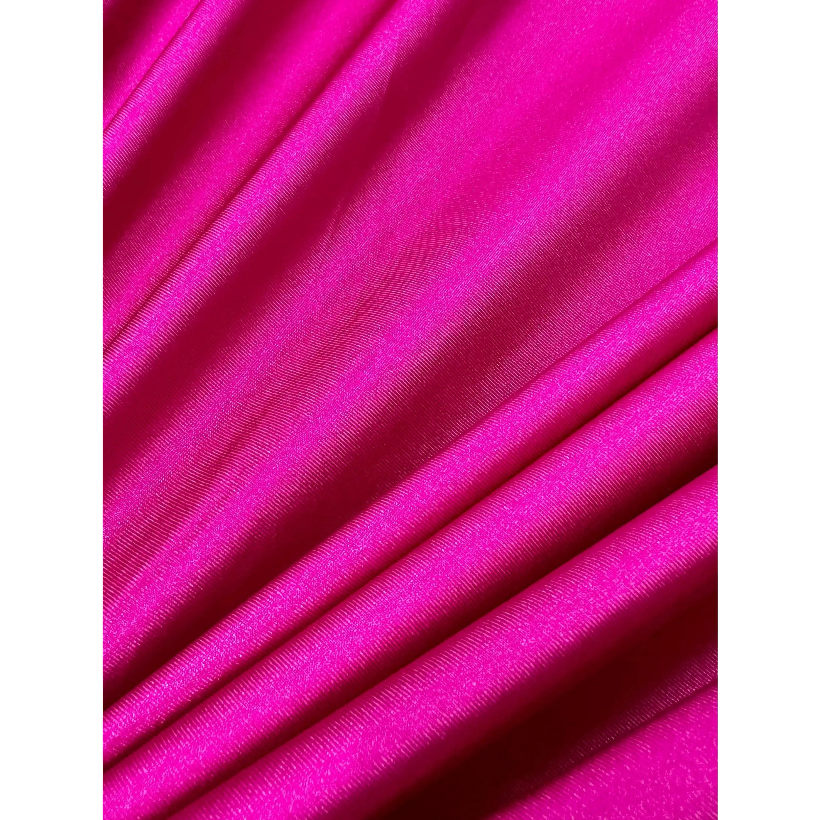 Fuchsia Shiny Nylon Spandex Fuchsia Shiny Nylon Spandex