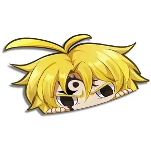 Meliodas Peeker Sticker: Seven Deadly Sins Anime Decal