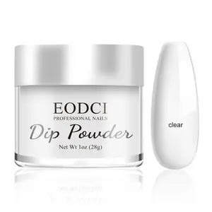 Dip Powder Clear Color 1 Oz/28g Nail Dipping Powder French Nails Art Starter Manicure DIY Salon Home Gift for Women,No Need Nail Lamp Cured