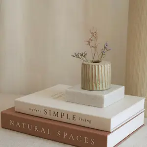 Set of 2 Paper Fake Books for Home Table Decor, Foldable Style, Assembly Required, Aesthetic Decoration, Coffee Table Book Decor, Novelty Desk Decor, Home Office Decoration