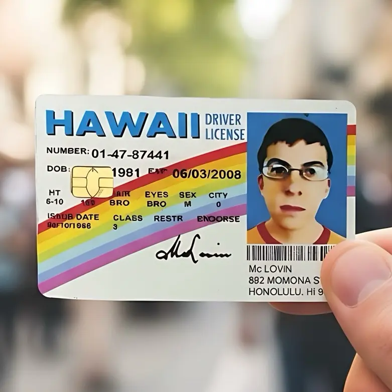 McLovin ID Debit Card Skin Sticker 2 Pack Funny Vinyl Cover