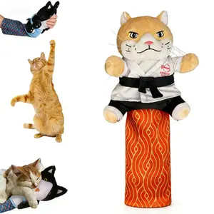 Puppets Style Cat Boxing Toy - New Design Wrestling Glove Hand Puppet with Tough Padding, Karate Kitty Interactive Play Toy for Kittens, Home Pet Accessory cat  toys