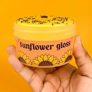 Sunflower gloss slime - thick and glossy - scented sunflower floral slime - ycslimez
