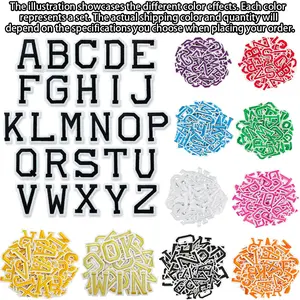 A-Z Letter Pattern Stylish Embroidery Patch, 26/36pcs Ironing Patches, DIY Embroidery Accessories for Clothes, Jacket, Hat, Book, Backpack