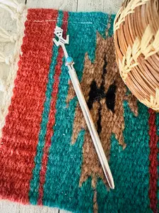 Handcrafted Turquoise & Sterling Silver Kachina Letter Opener