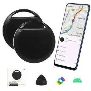 4pcs Wireless Smart Tracker Tag – Compatible with Android Find Apps, GPS Tracker for Luggage, Keys & Backpacks, Smart Positioning Device