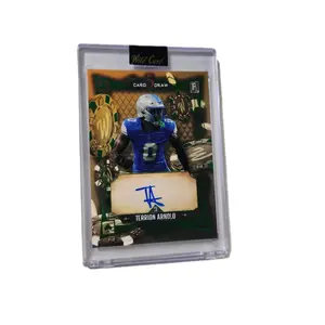 2024 Wild Card 5 Card Draw Terrion Arnold Detroit Lions Rookie Auto Card Serial Numbered 1/1