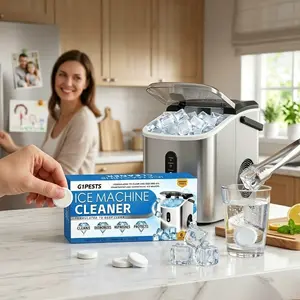 Ice Machine Cleaner Tablets 6-Pack Descaling Solution, Nickel-Safe Formula for Countertop lce Maker &Nugget lce Machine, Universal Cleaner to Maintain lce Maker Efficiency mopping products