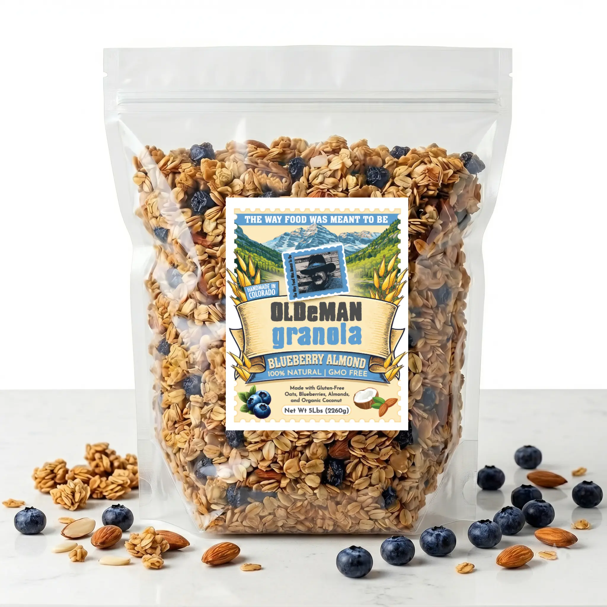 5 lb - Blueberry Almond Granola