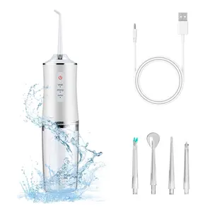 Electric Water Flosser Oral Irrigator, Portable Dental Care Device, Effective Plaque Removal, Easy to Use, Ideal for Home & Travel