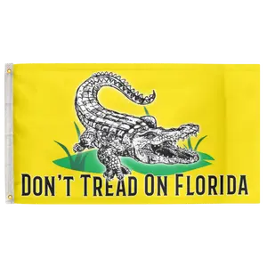 Don't Tread On Florida Gator 3'X5' Flag 100D Polyester (90cm x 150cm) (G50) RolFlags