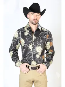 Black Gold  Casual Long Sleeve Shirt 43992
