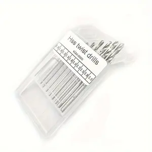 10pcs High-speed Steel Drill Bit Set 0.8-3.0mm Drilling Hole Twist Drill Spiral Drill Bit DIY Small Drill Bit