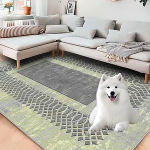 Reusable Pet Mat, Washable Cat Dog Pad, Non-Slip Training Pads for Puppies, Polyester Fiber Material, Ideal for Pets