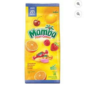 Storck Mamba Fruit Chews Variety Pack Chewy Candy 42.4 oz Sweet Snack with Over 205 Pieces