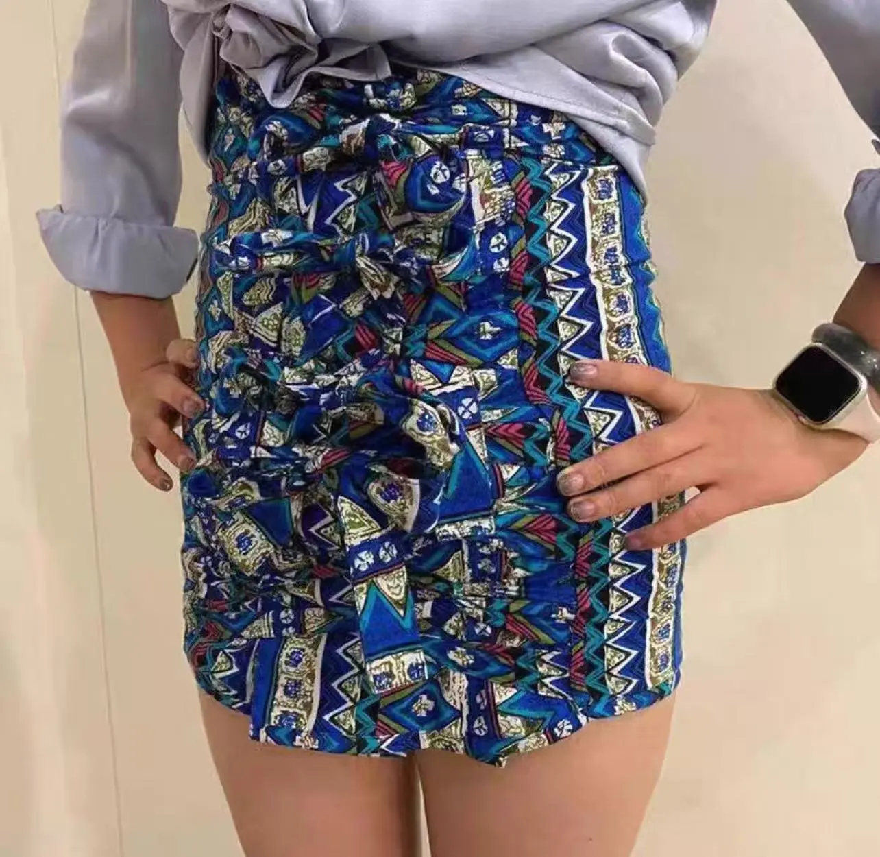 Tradional belly binding wrap