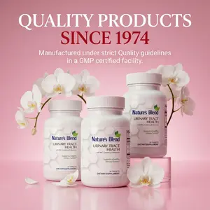 Nature's Blend Flush Bacteria Natural Sugar-Free 420mg D-Mannose & Cranberry for FAST UT Defense (30ct Gluten-Free)&mothersdaygift