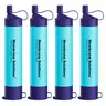 Membrane Solutions/WAKIWAKI Portable Water Filter Straw, Water Filtration System for Hiking, Camping, Off Grid Survival Gear
