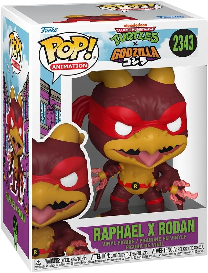 Pop! Animation: Godzilla X Turtles - Raphael x Rodan - Collectable Vinyl Figure