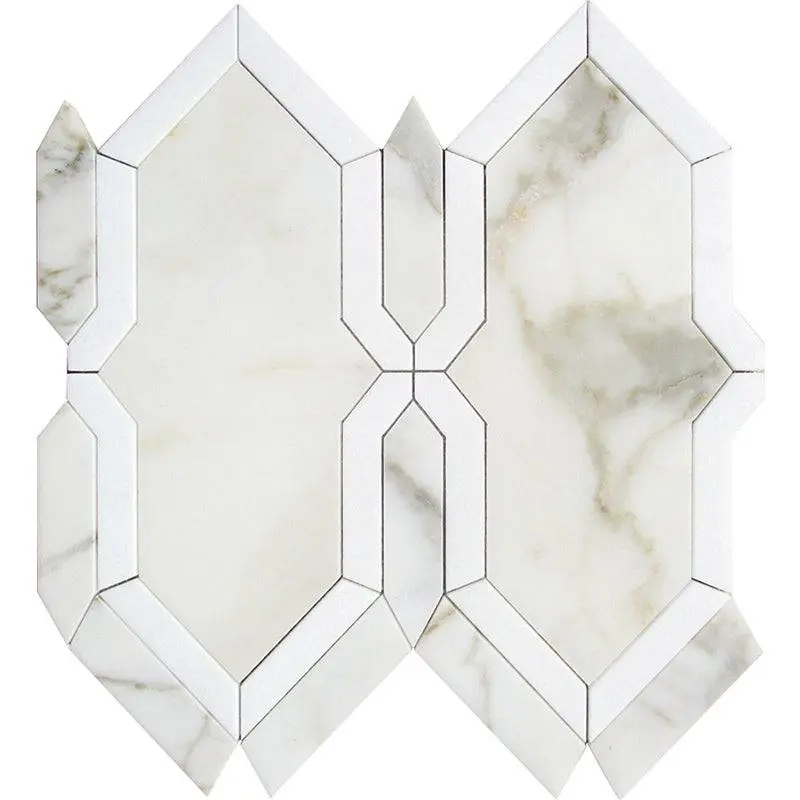 ISABELLA THASSOS / CALACATA GOLD Mix Mosaic Tile