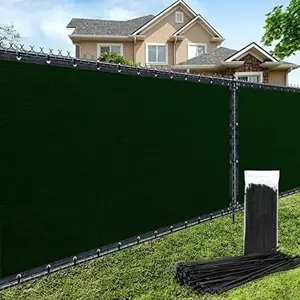"SPECIAL PROMOTION" 180GSM 6ft x 50ft Fence Privacy Screen Heavy Duty Fence Cover Garden Wall Backyard Dark Green