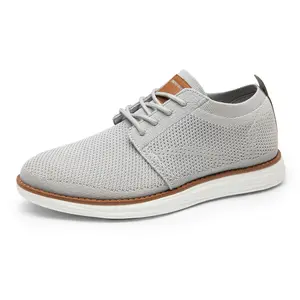 【Live Exclusive】Bruno Marc [KnitFlex Breeze] Men's Breathable Mesh Oxford Sneakers
