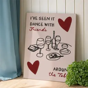 Olivia Dean Song Lyrics Wall Art, Minimalist Design, Artistic Canvas Decor, Ideal for Home/aesthetic Spaces, Unframed