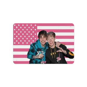 Sam and Colby Printed Metal Painting for Garage, Home, Cafe, Bar, Bathroom Wall Decoration Premium Sign 8x12 In
