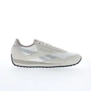 Reebok Classic AZ Womens White Suede Lace Up Lifestyle Sneakers Shoes