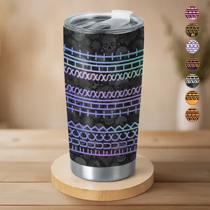 Gifted Boom - Hidden Message Halloween Tumbler 20oz, Insulated Drinkware Gift for Coworkers, Friends, Sarcastic Office Humor Water Bottles, Funny Cup