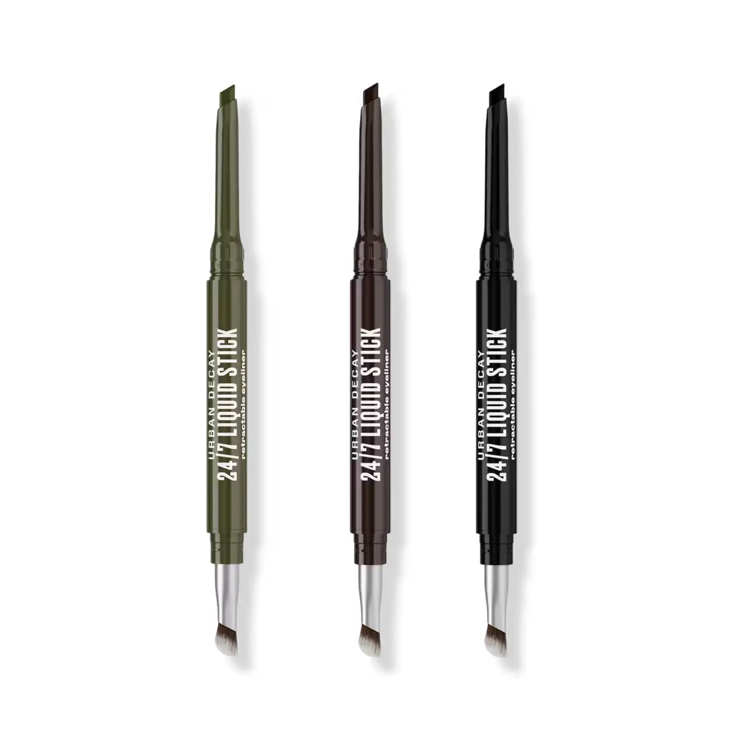 Urban Decay 24/7 Liquid Stick Eyeliner Bundle – Melted Onyx, Brown Noise & Dirty Martini
