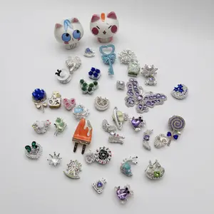 A6 DIY Alloy Charm Accessories, Sparkling Pendants for DIY Pens, Bag Chains & Decorations [DiyLiveRoom-1]