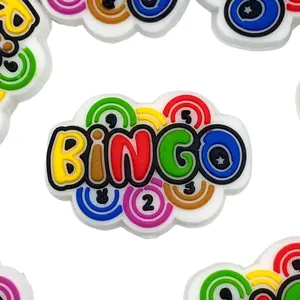 1pc Bingo Focal Beads - ECBS Custom Beads | Colorful Beading DIY Craft Supplies