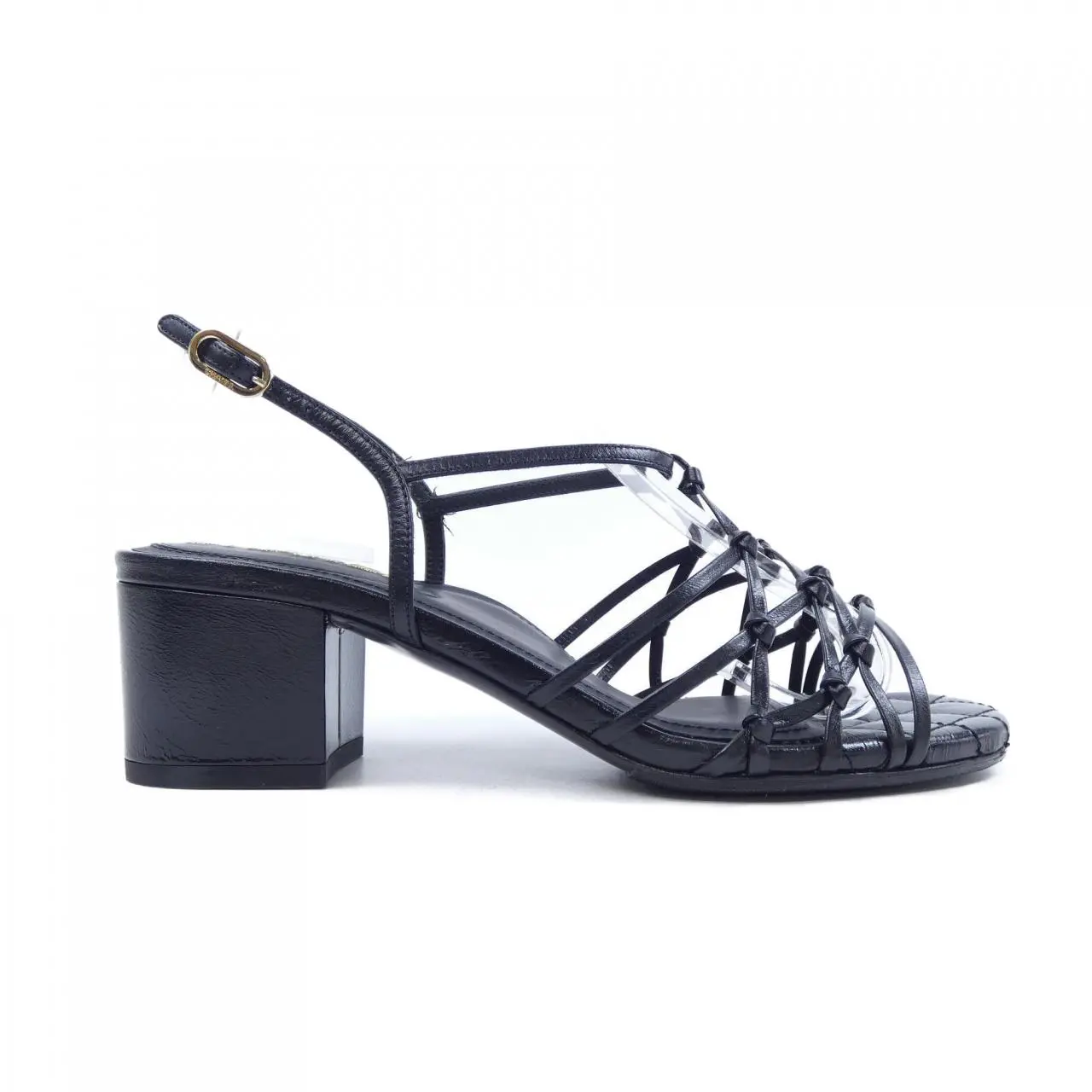 Pre-owned CHANEL Lambskin Small Leather Goods G36876X56078 Sandals