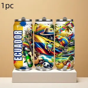 17oz/18oz /20oz /22oz/24oz/32oz/40oz Ecuador Themed Stainless Steel Reusable Tumbler Drinkware | Ecuadorian Pride Insulated Cup | Perfect Christmas, Birthday & National Day Gift for Ecuadorian, Family & Friends