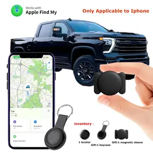 GPS Tracker for Vehicles Kids Pets Mini Magnetic GPS Tracker with Full Global Coverage No Subscription No Monthly Fee No SLM Card Required Portable Water Proof Compatible with Apple iPhones Only iOS Devices
