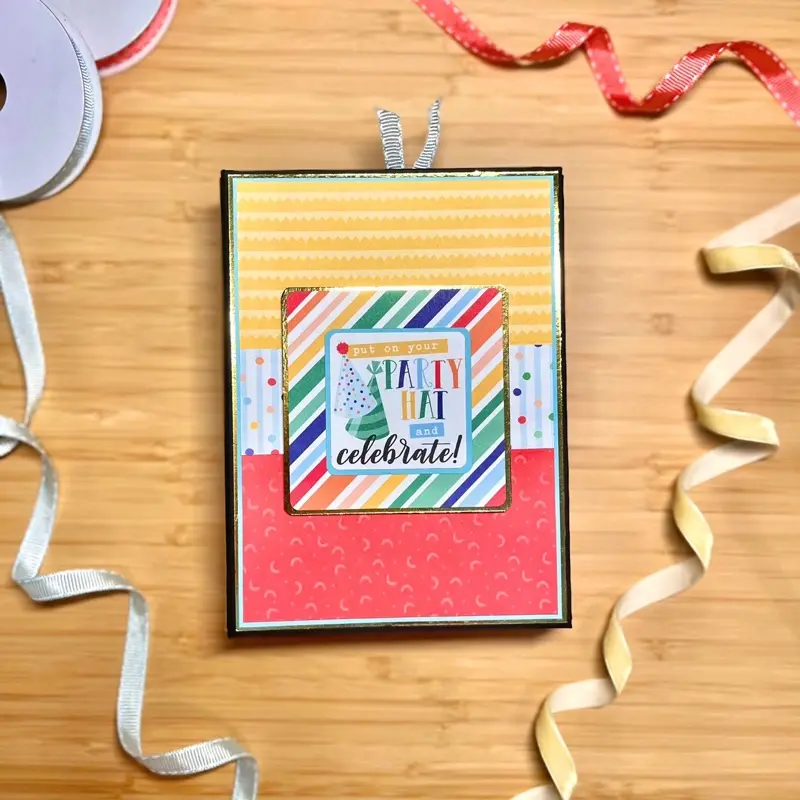 Handmade Birthday Mini Scrapbook Album: Personalized Memory Book
