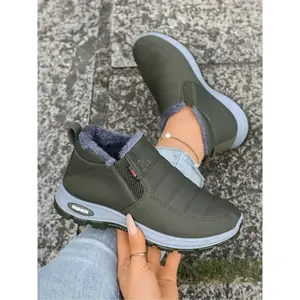 Thickened Cotton Shoes with Warm Lining, Soft Soled Shoes, Comfortable Casual, Couple Sports Sneakers for Winter, Cozy and Stylish Footwear