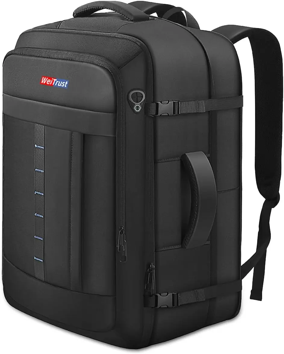 Travel Laptop Backpack, 50-60L Large Expandable Suitcase-Style Backpack for Business & Daily Travel, Carry-On Friendly with Side Water Bottle Pockets, Fits 18-Inch LaptopsGift.