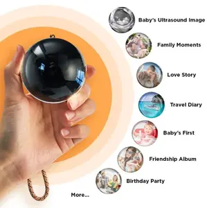 2026 New 2.7" Memory Orb Ball Crystal Sphere Lamp, WiFi-Uploadable MP4 Audio Video Player, Anniversary Gifts for Her