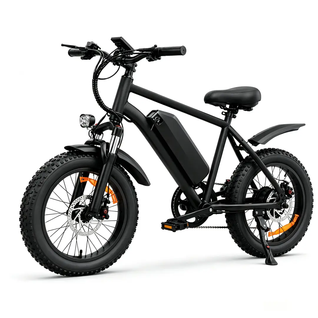 Adult Electric Mountain Bike - 1500W Powerful Motor, 20-in Fat Tire, 28 MPH Top Speed, 40-Mile Range, 7-Speed Gears, UL Safety Certified for Commuting & Adventures